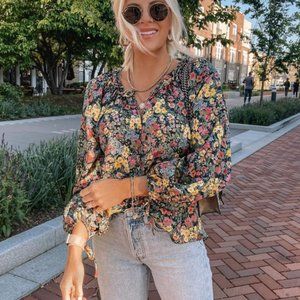 Nessa Top in Night Sky Glow